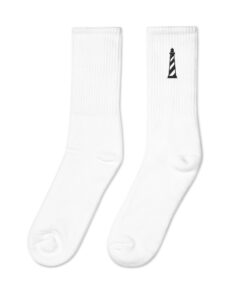 Alternative view of Lighthouse Embroidered socks