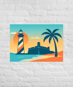 St. Augustine Deco Poster