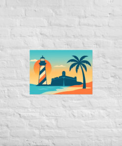 Alternative view of St. Augustine Deco Poster