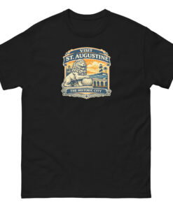Alternative view of Visit Historic City Lion Badge T-Shirt