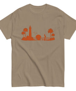 Alternative view of Lighthouse Silhouette Unisex Tee