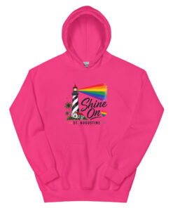 Alternative view of Shine On St. Augustine Unisex Hoodie