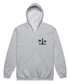 Lighthouse Silhouette Unisex Zip Hoodie