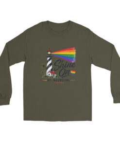 Alternative view of Shine On St. Augustine Men’s Long Sleeve Shirt