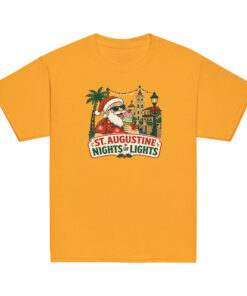 Santa Ice Cream Nights of Lights Youth tee