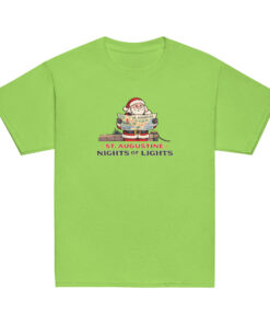 Santa Map Nights of Lights Youth tee