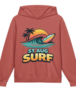Alternative view of St Aug Surf Youth lightweight hooded sweatshirt