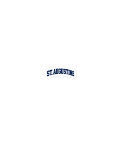 Alternative view of St Augustine Arched Die-cut sticker