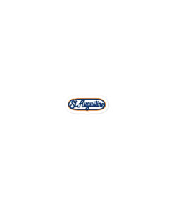 Alternative view of St. Augustine Round Die-cut stickers