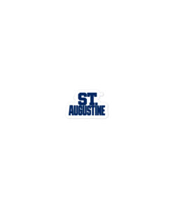Alternative view of St. Augustine Blocky Die-cut sticker