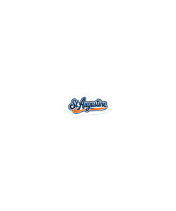Alternative view of St. Augustine Wave Die-cut sticker