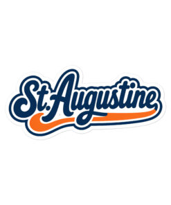 St. Augustine Wave Die-cut sticker