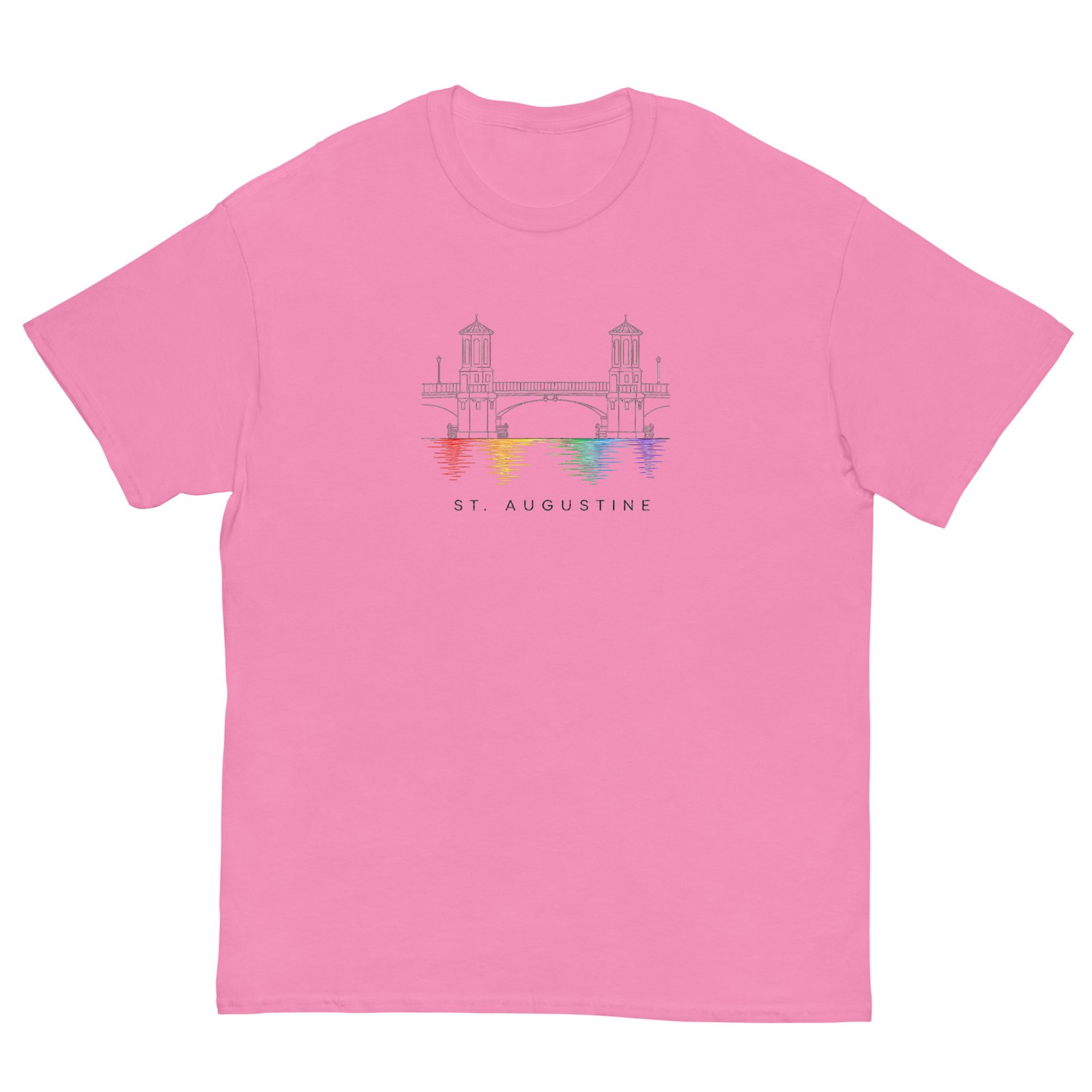Bridge of Lions St. Augustine Pride Unisex classic tee - Image 4