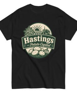 Alternative view of Hastings FL Potato Capital Unisex classic tee