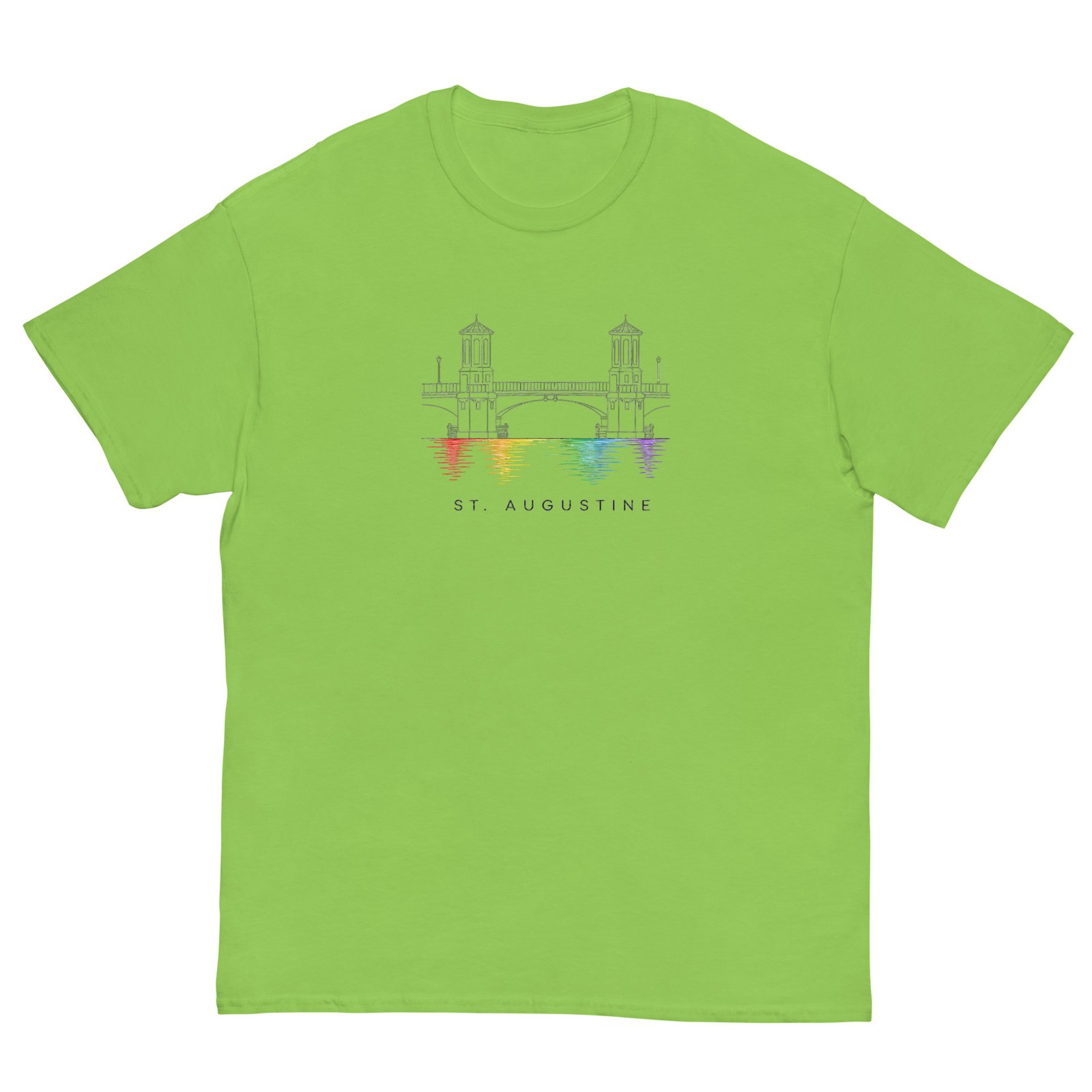 Bridge of Lions St. Augustine Pride Unisex classic tee - Image 6