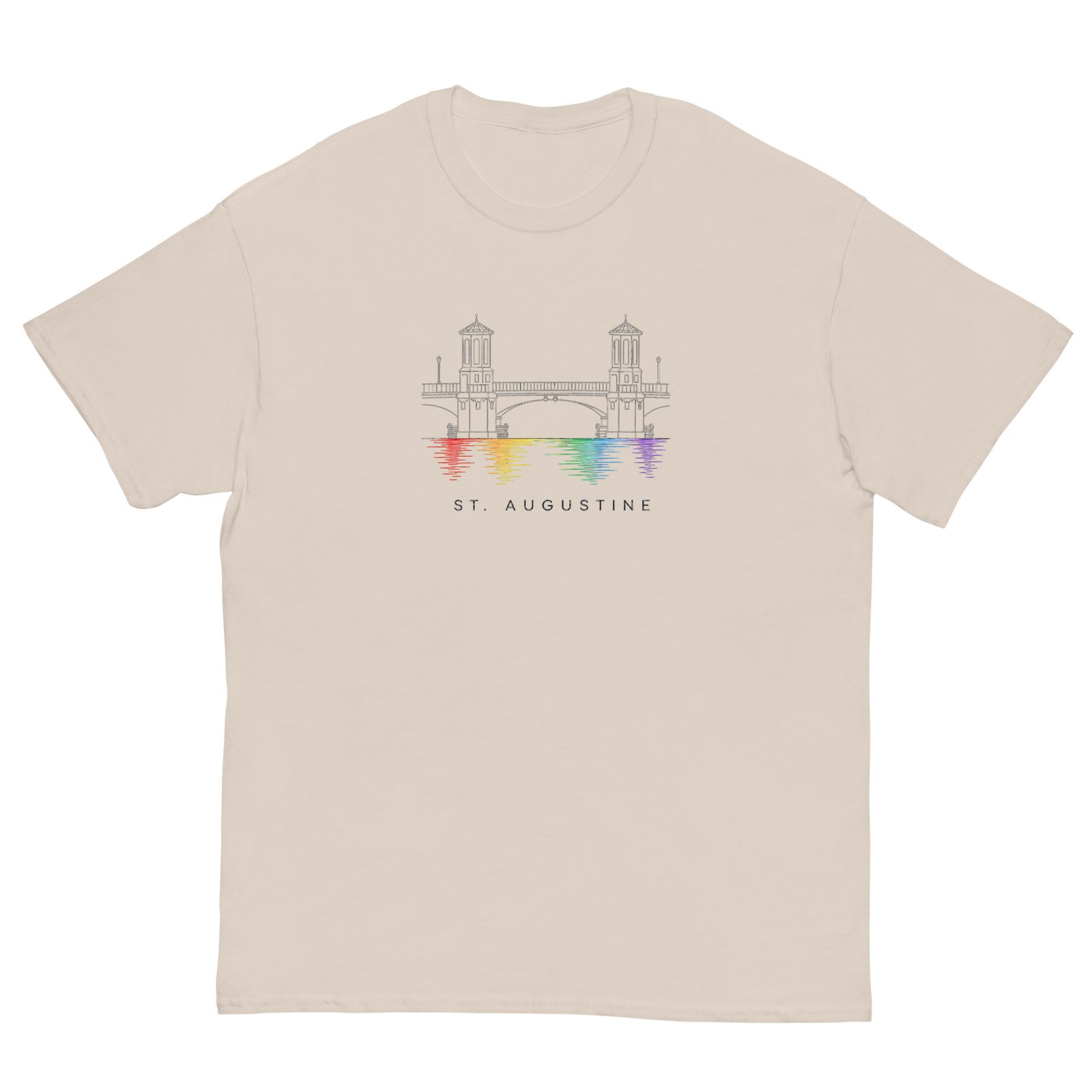Bridge of Lions St. Augustine Pride Unisex classic tee - Image 8