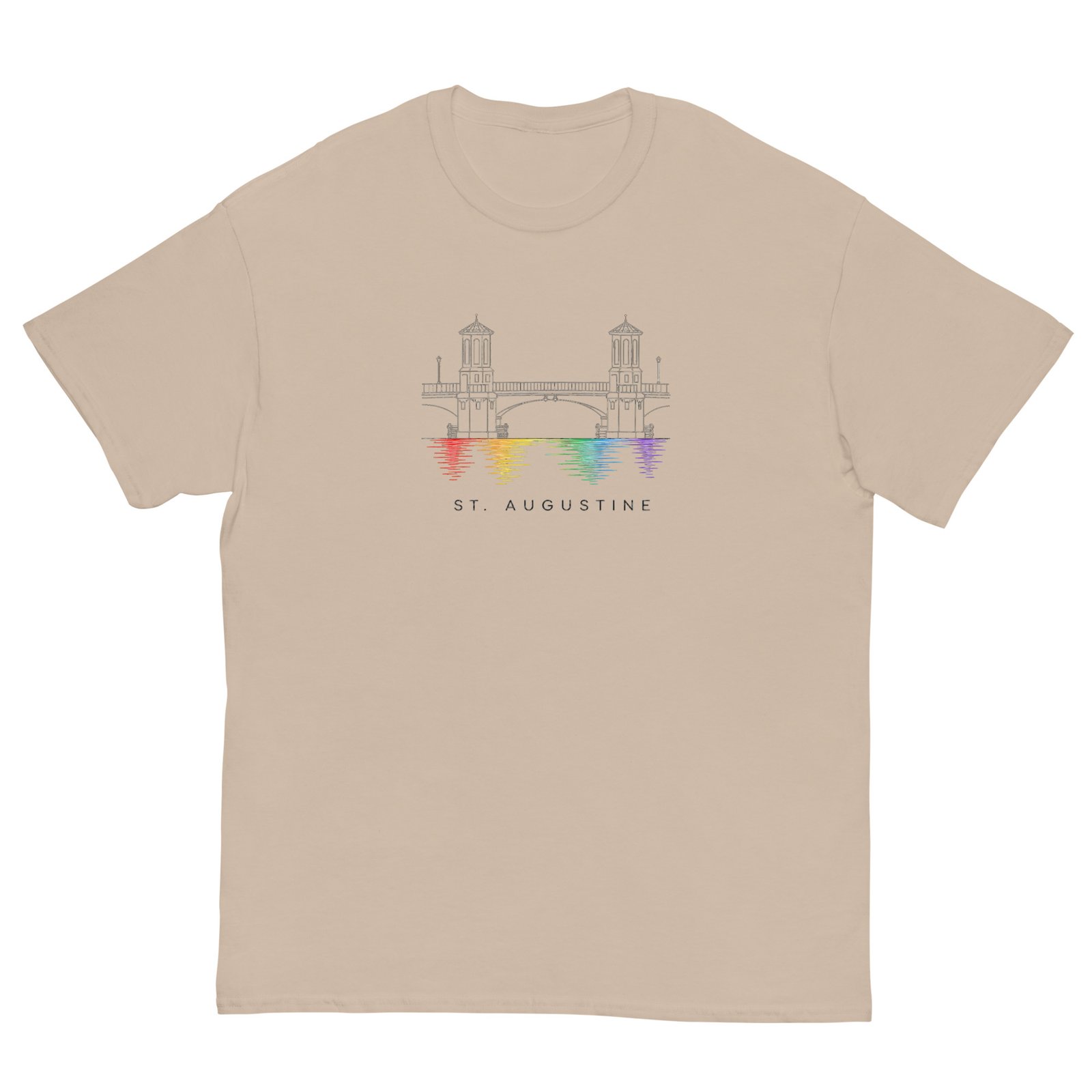 Bridge of Lions St. Augustine Pride Unisex classic tee - Image 5