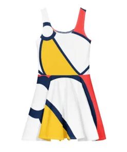Beach Ball Cotton skater dress