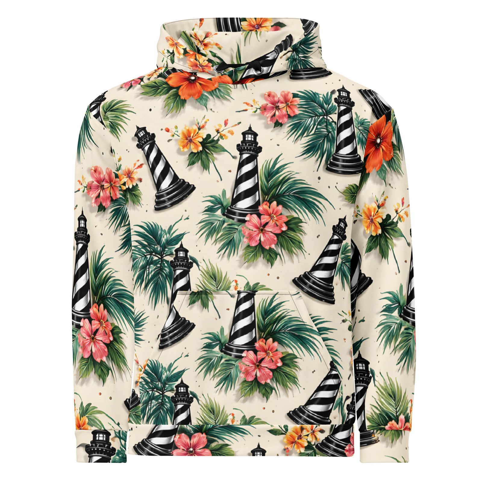 STA Chess Lighthouse All-Over Unisex Hoodie