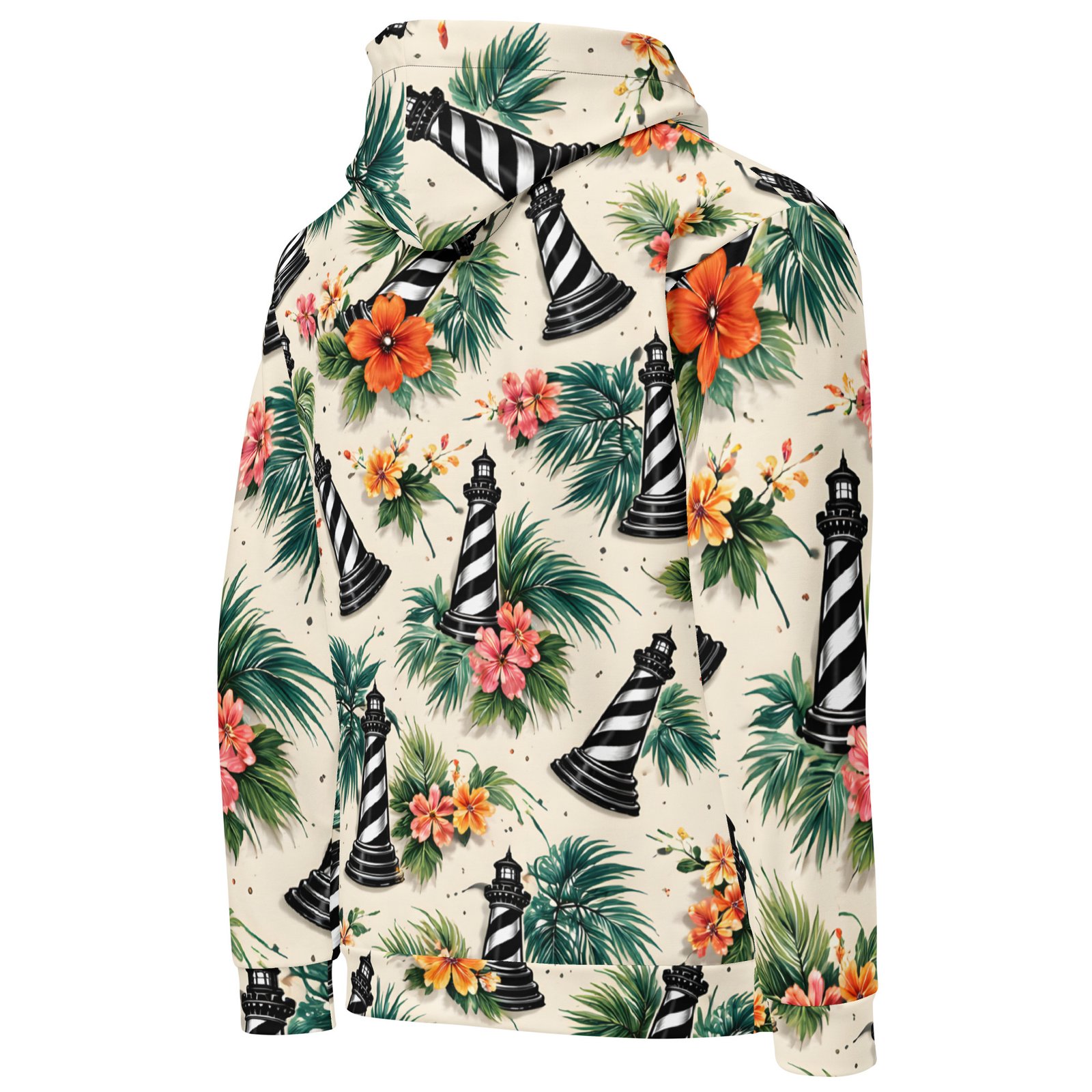 STA Chess Lighthouse All-Over Unisex Hoodie - Image 3