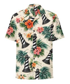 STA Chess Lighthouse All-Over Unisex button shirt