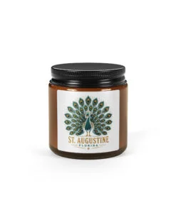 St. Augustine Peacock Peppered Passionfruit jar soy candle