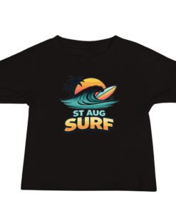 Alternative view of St. Aug Surf Baby Jersey Short Sleeve Tee