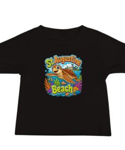 St. Augustine Beach Turtle Baby Jersey Short Sleeve Tee