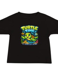 Alternative view of Turtle Time St. Augustine Beach Baby Jersey Short Sleeve Tee