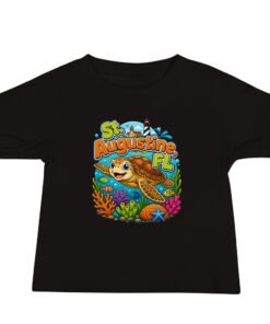 Alternative view of St. Augustine FL Turtle 2 Baby Jersey Short Sleeve Tee