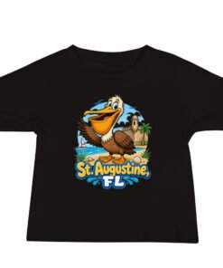 Pelican at Castillo St. Augustine Baby Jersey Short Sleeve Tee