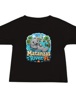 Alternative view of Manatee Matanzas River FL Baby Jersey Short Sleeve Tee