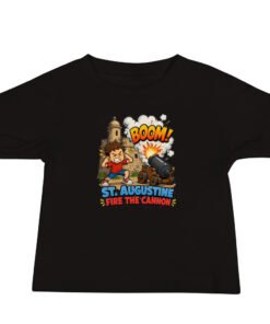 Alternative view of Fire the Cannon St. Augustine Baby Jersey Short Sleeve Tee