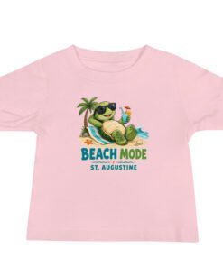 Alternative view of Beach Mode St. Augustine Turtle Baby Jersey Short Sleeve Tee