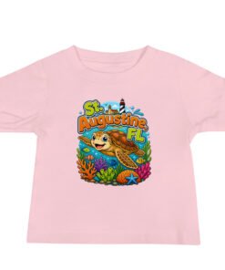 St. Augustine FL Turtle 2 Baby Jersey Short Sleeve Tee