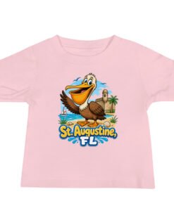 Alternative view of Pelican at Castillo St. Augustine Baby Jersey Short Sleeve Tee