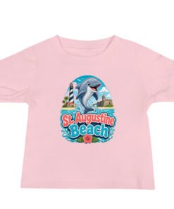 Dolphin St. Augustine Beach Baby Jersey Short Sleeve Tee - Image 3