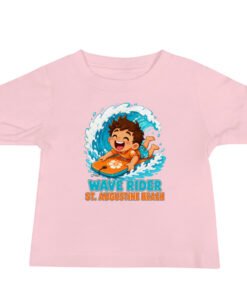 Wave Rider St. Augustine Beach Baby Jersey Short Sleeve Tee - Image 3