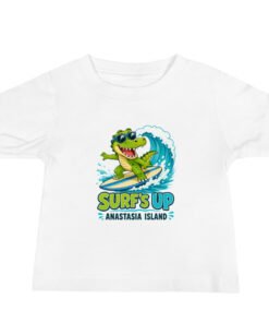 Alternative view of Surfs Up Anastasia Island Baby Short Sleeve Tee