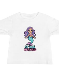 Alternative view of St. Aug Mermaid Baby Jersey Short Sleeve Tee