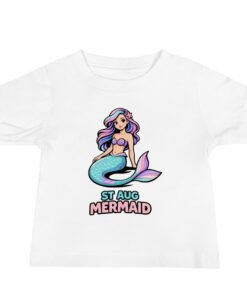 Alternative view of St. Aug Mermaid 2 Baby Jersey Short Sleeve Tee