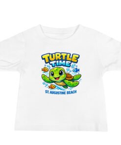 Turtle Time 2 Baby Jersey Short Sleeve Tee - Image 3