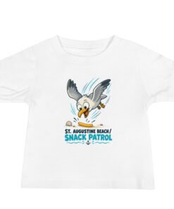 Alternative view of St. Augustine Beach Snack Patrol Baby Jersey Short Sleeve Tee