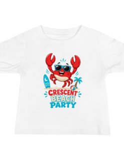 Crescent Beach Party Baby Jersey Short Sleeve Tee - Image 3