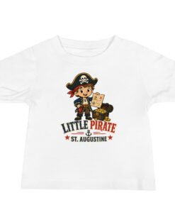 Alternative view of Little Pirate St. Augustine Baby Jersey Short Sleeve Tee