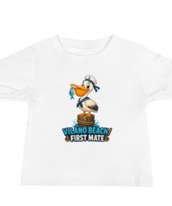First Mate Vilano Beach Baby Jersey Short Sleeve Tee