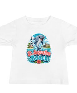 Dolphin St. Augustine Beach Baby Jersey Short Sleeve Tee