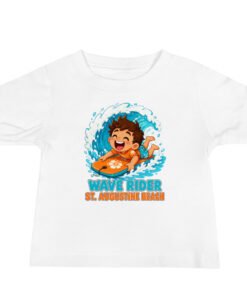 Wave Rider St. Augustine Beach Baby Jersey Short Sleeve Tee