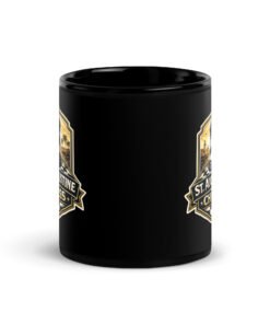 Alternative view of STA Chess Black Glossy Mug
