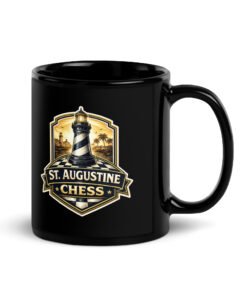 STA Chess Black Glossy Mug
